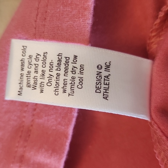 Athleta Babydoll Dress Pink Soft & Comfy With Pockets Style #819724 Assymetrical - Picture 11 of 13